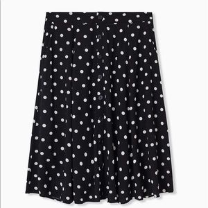 Torrid Polka Dot Midi Skirt 👒